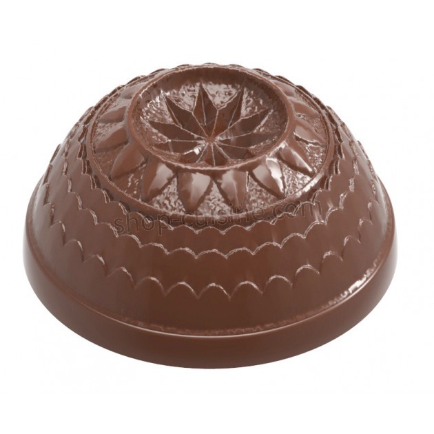 Moule Bonbon Chocolat Rond Strié (x24) Chocolate World -   - achat, acheter, vente